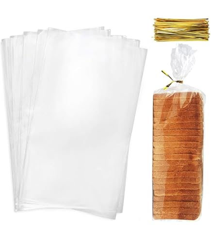 Wowfit 10 CT 21x31 Inches 1.6 Mil Clear Plastic Flat Open Poly Bags Great For Proving Bread, Dough, Storage, Packaging And More (21 X 31 Inches