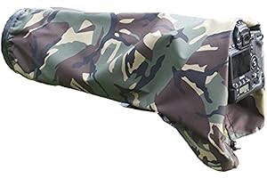 WILDLIFEPHOTOGRAPHYSHOP Rainsleeve cover for camera lenses. Extra Large size in army DPM pattern material. Approx LENGTH SIZE is 82 CM.