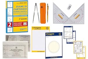 EDIZIONI IL FRANGENTE Set Carteggio Nautico Navy -Kit per integrazione patente Nautica - Corredo Il Frangente STR 19