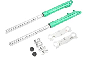 FOLOSAFENAR Amortisseur de fourche de vélo de poche, longueur de 510 mm Performance stable en alliage métallique Structure robuste Amortisseur de fourche avant pour Dirt Mini Bike 47