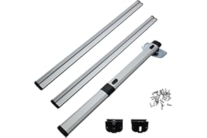 Marvix Pied de table pliable et rail coulissant - Support mural pour camping-car, caravane, bateau