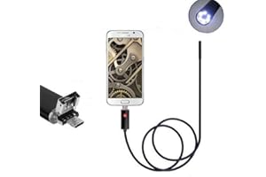 ENTERELETTRONICS Telecamera endoscopica micro usb usb per telefono android e pc con luce led 1,5 metri
