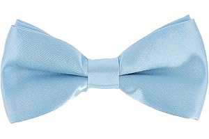 cravateSlim Papillon Ragazzo Tinta Unita - Papillon Bambino Ragazzo d'Onore Matrimonio, Battesimo - Collezione Padre e Figlio, Papà e Bambino