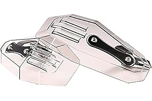 APEBAZY Handguards Dirt Bike Hand Guards Motorcycle Universal Windproof Hand Guards PC Material for MX Motocross Supermoto Racing ATV Quad KAYO Grey