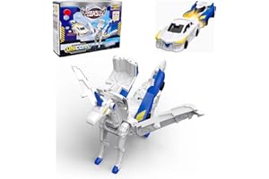 Afufu Transforming Cars Giocattoli per Bambini 3-8 Anni Unicorn Robot Transformed Car Regalo per Bambino Ragazzi 3 4 5 6 7 8 9 10 Anni Ragazze, Collisione Combinata Trasformazione Activity Giochi