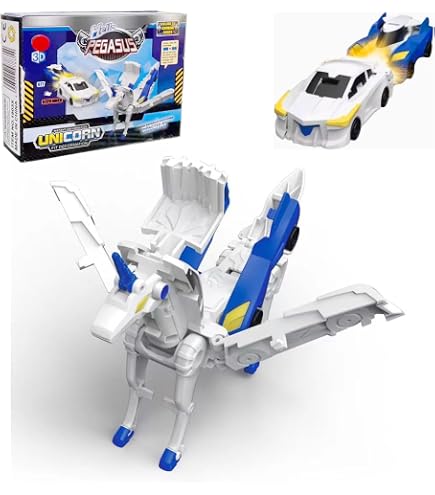 2 Voitures-Jouets Robot Transformables Magnétiques Felly - Auto-Déformation à La Collision - Pour Enfants 2-8 Ans - 5