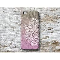 Rose Mandala Holz Print Handy Hülle Handyhülle für Samsung Galaxy S8 Plus S7 S6 Edge S5 S4 mini A3 A5 J5 2016 2017 Note 4 5 Core Grand Prime