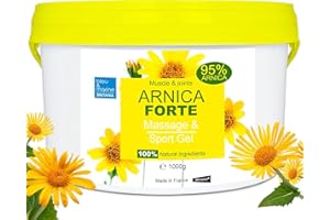 ‎BLEU & MARINE BRETANIA Arnika FORTE koncentrat żelowy 90% ekstrakt z arniki bio z uprawy ekologicznej. Żel do masażu mięśni i stawów. Krem nawilżający do skóry - 1000 g 1 kg