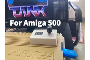 HONEYLANS Amiga 500 USB Floppy Drive Emulator Like Gotek Complete Kit with Large OLED, Bracket and Control Panel