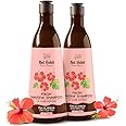 Nat Habit Sulfate-Free Natural Five Oils Hibiscus Hair Growth Shampoo, Navdha Shampoo for Women and Men (Pack of 2 X 250ml)