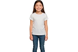 A2Z 4 Kids Girls T Shirts Cotton Plain | Stylish Tie Dye T-Shirt | Soft Feel Trendy Girls Fashion Tees Casual Top New Age 2 3 4 5 6 7 8 9 10 11 12 13 Years