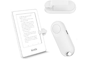 Sycelu RF Remote Control Page Turner for Kindle Paperwhite Accessories Ipad Reading Kobo Surface Comics/Novels iPhone Tablets Android Taking Photos Camera Video (White, 5.5 * 3.9 * 1.26inch)