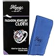 Hagerty Fashion Jewelry Cloth 36 x 30 cm I Impregnated 100% cotton jewellery cloth I Efficient jewellery polishing cloth for fashion jewellery set with zirconia crystal stones glass stones