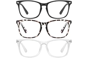Okany Blue Light Blocking Glasses for Women Men Lightweight Computer Glasses Anti Eyestrain Headache Blue Light Glasses for Women Men Clear Lens Glasses Anti Blue Ray Eyeglasses Unisex
