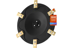 FOURSHOW [AUFRÜSTUNG] Messerteller + 6 Stück Klingen Kompatibel mit DREAME | MOVA Mähroboter Messerscheibe Rasenroboter Drehscheibe