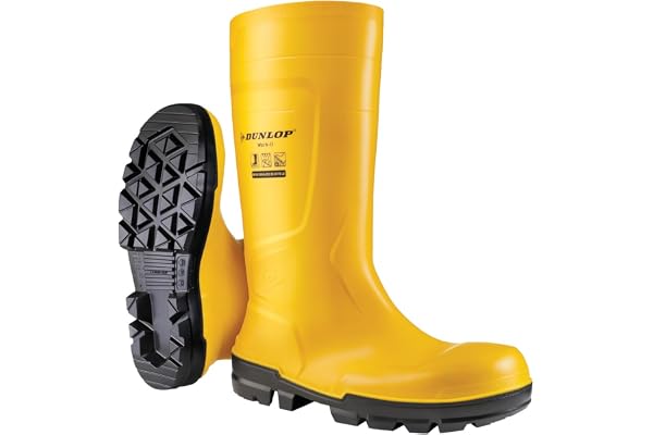 DUNLOP unisex - vuxen Nb2jf01Industriella kängor | 100 % vattentäta gummistövlar för män och kvinnor, för livsmedelsindustrin, kemikalieresistenta, halkfria, lätta