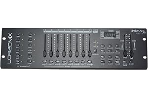 Ibiza Light - Contrôleur DMX 192 canaux 12 effets LC-192DMX