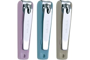 ARTELAC SPLASH CSTLL CORTAUÑAS MANICURA Cromado con DEPÓSITO, 7,3 CM 24037, Negro, Estándar