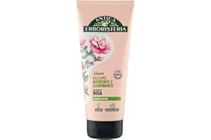 ANTICA ERBORISTERIA LABORATORIO NATURA Antica Erboristeria - Balsamo Nutriente e Illuminante alla Rosa per Capelli Secchi, Formula Vegan senza Siliconi e Coloranti - 200ml