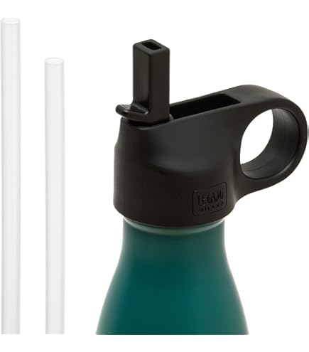 Legami - Bouteille Thermique Chaude & Cold, 500 Ml, 7 Cm, Légère Et Résistante, Fermeture Hermétique, Poignée En Silicone Amovible, Thème Flora, Bloom Your Own Way