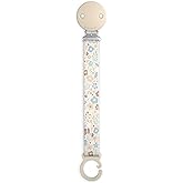 Suavinex, Fabric Pacifier Holder for Babies, Ribbon with Double-Sided Design, Baby Pacifier Chain, Clip with Clip, for Pacifi