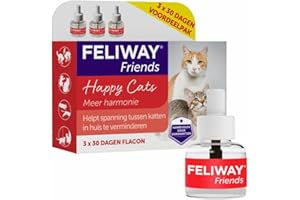 Feliway Friends 3 Flacons pour 30 Jours