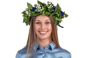 CORONEDILAUREA.COM Corona di alloro per laurea Royal R&G (Blù)