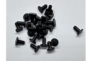 dexierp Tapón y Tapa de inserción cónica con Brida Protection Force para Orificio de identificación de 4,2-5 mm 11/64"-3/16" de Apertura de Botella de Tubo (Paquete de 25) Caucho Reutilizable Sellado