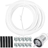 HOIIME 17 piezas de repuesto para calentador de aire de estacionamiento de coche, clip de manguera de tubería de combustible