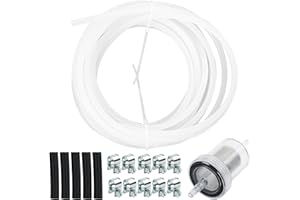 HOIIME 17PCS Car Air Parking Heater Tube Replacement Fuel Pipe Line Hose Clip 470499 Fuel Filter Crude Oil-Heater for Webasto Eberspacher (White & Black)