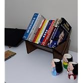 Ahşap Masa&uuml;st&uuml; Kitaplık Mini Raf Masa&uuml;st&uuml; Kitap D&uuml;zenleyici Organizer 34 cm ve 50 cm (34 cm)