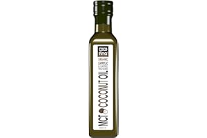 Cocofina Organic MCT Oil C8 C10 Liquid Coconut Oil for Keto Diets & Bulletproof coffee high octane Gluten Free Palm Oil Free GMO Free in Opaque Glass Bottle Kind on Tummy - 250ml