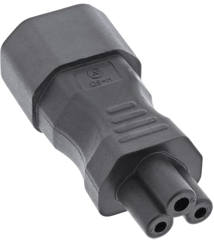 NEDIS Cavo di alimentazione | spina di contatto | IEC-320-C5 | angolato | dritto, nichelato | 5.00 m | rotondo | PVC | nero | sacchetto di plastica