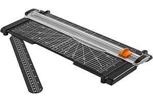 Fiskars Cortadora de Papel, SureCut, Formato Vertical A4, Formato Horizontal A3, Con Guía de Corte, Materiales Reciclados, 1077984