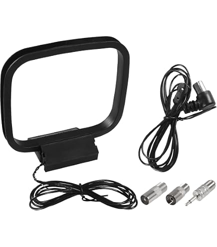 Terk TOWER Powered Indoor AM/FM Radio Antenna - Black, Improves Reception For Home Stereo