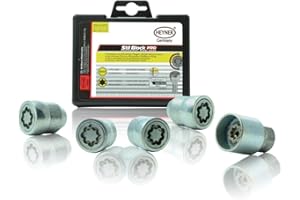 Fits Nissan Juke Models 2010 To 2020 Heyner Germany Stil Block PRO Locking Wheel Nuts M12x1.25 Set 4 Locks Thatcham Quality Assured Bolts 377/5