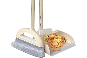 EASTUY Ensemble Balai Et Pelle, Balayette Et Pelle À Poussière avec Long Manche avec, pour Le Nettoyage La Maison, La Cuisine, La Bureau