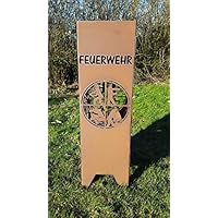 Feuersäule/ Feuerwehr Logo