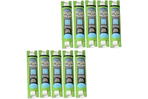 freneci 10 Stück 5M 25mm PVA Karpfen Fischköder Netz Universal Accessoire Mesh Bag