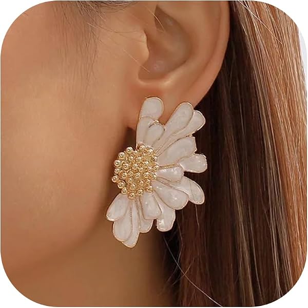 MILACOLATO 9 Paia Orecchini Clip Oro Donna Pendenti Grandi Orecchio Set Donna GA
