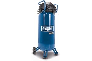 Scheppach Druckluft Kompressor stehend HC51V | 1500W mit 10bar Druck | 50L Kessel | Ansaugleistung 220 l/min | ölfrei/wartungsarm | Druckminderer, Fahrvorrichtung & 2 Schnellanschlusskupplungen