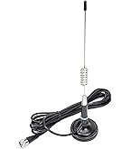 Albrecht Radio CB AE 6110 VOX antenne magnétique CBM-516, 10 cm de Large, Fonction Mains