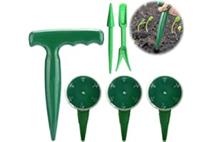 YBFBSJK Semoir Pour Outils De Jardin 6 Pcs Outil De Jardinage Miniature Mini Outil De Semis Jardin Planteur De Semis Jardin Transplanteur De Semeur Semences Cadran Poignée Pistolet Pour Serre De Jardin