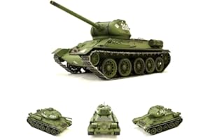 ES-TOYS RC tanque " Galgo T - 34/85-inch 1:16 Heng long - humo & sound + engranaje de metal y 2,4 gHz