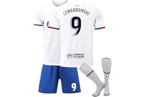 GENERIC Camiseta Barcelona Niño y Adultos 2023/2024,Camisetas de Futbol Barça Equipacion Futbol Niño para Aficionados al Fútbol,Entrenamiento de Fútbol Camiseta Pantalón Corto y Medias