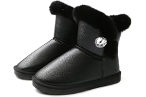 Apawwa Stivaletti Bambina Invernali Stivali Da Neve Da Ragazza Stivali Morbidi E Caldi Da Ragazza Stivali Di Pelliccia Da Ragazza