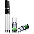 ZOBO Cigarette Holder with Replaceable Filter Cartridge, Suitable for Regular and Slim Size Cig. (with 1 Extra Mouthpiece and 3 Replaceable Filter Cartridge) (Silver)