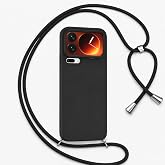 Coverzone Xiaomi 17 Pro Max ile Uyumlu &Ouml;zel &Uuml;retim Ayarlanabilir İpli Boyun Askılı Silikon Kılıf Kadife İ&ccedil; Yapılı Viper Boyun