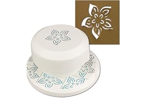 Artoz Flying 3D Pop Up Flower Free Positionierbarer Sim Card Bastels for Birthday Card Punch Cup Punch Cardmaking, Invitations, and more.