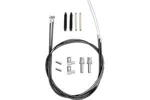DYOUEN Rollator Walker Brake Cable Kit - 14PCS, 45 Inch Cable, Universal Bike & Rollator Drive Parts